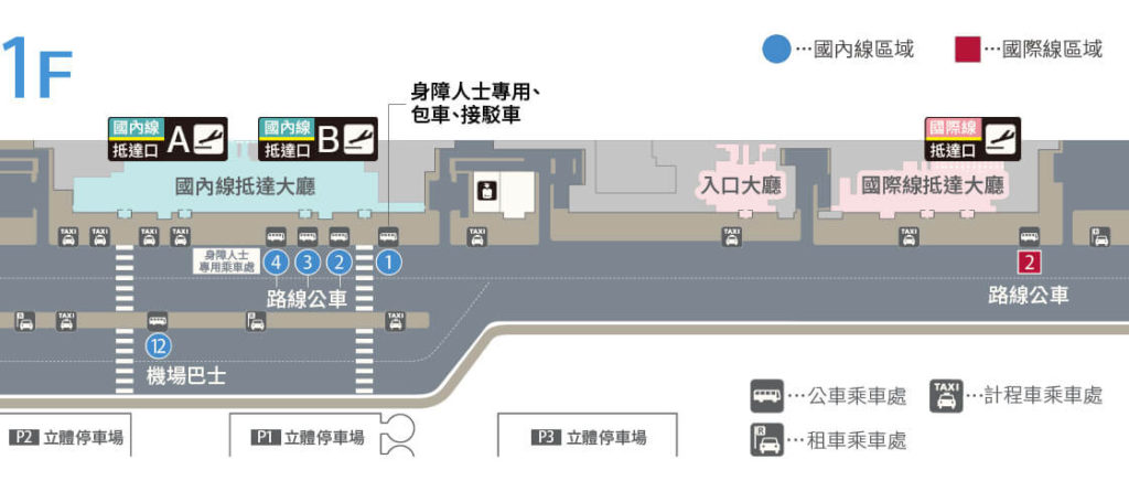 那霸機場巴士站牌