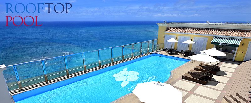 Vessel Hotel Campana Okinawa-頂樓露天游泳池